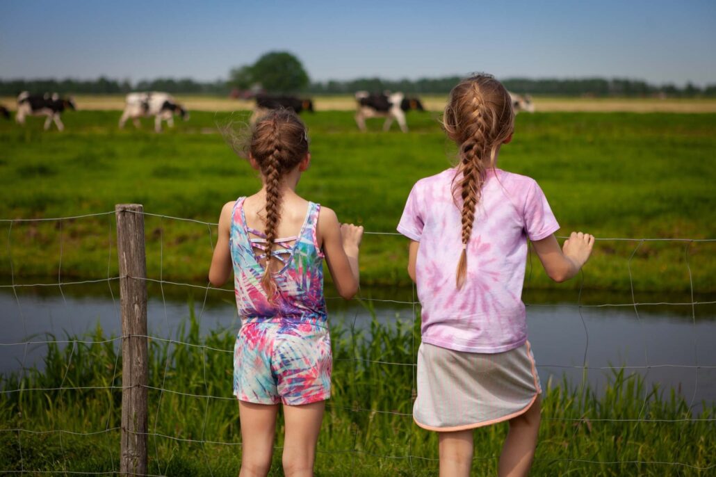 Kinderen op de boerderij